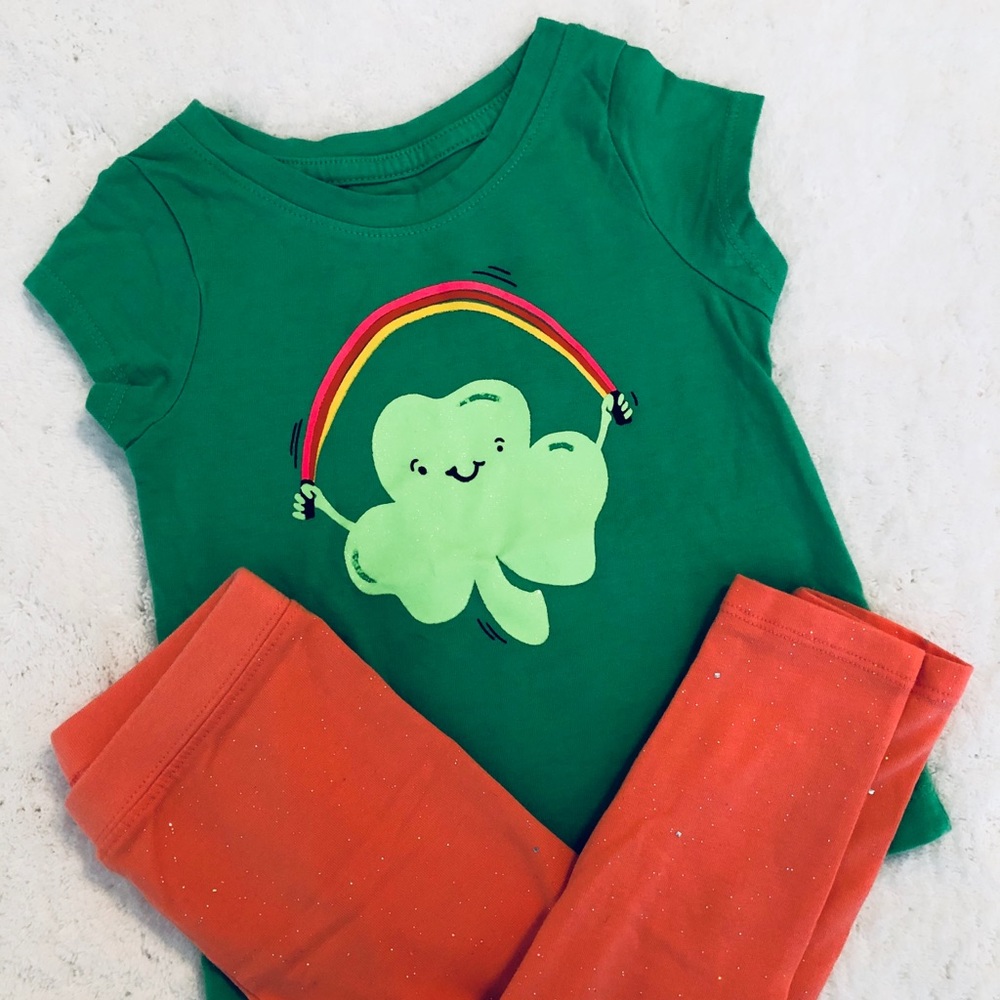 ☘️Cat & Jack StPattys Day Set☘️